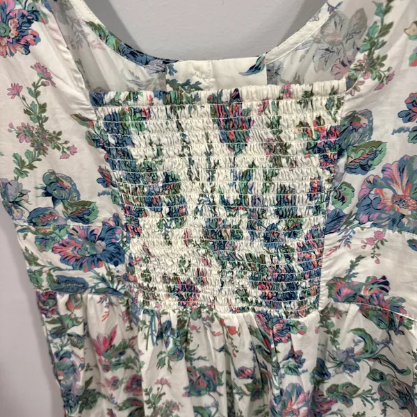 J.Crew English Garden Floral Midi Dress Cotton Poplin Sleeveless Size 2 NWT - Image 8