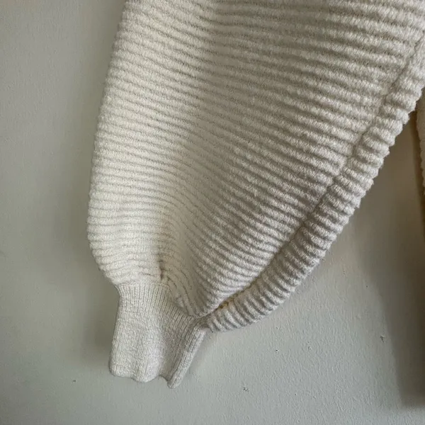 Madewell Women's Cream Crew Neck Long Sleeves Pullover Sweater Size XS‎ - Image 10