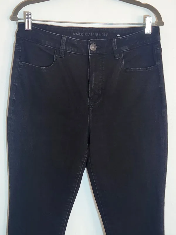 American Eagle Black High Rise Jegging Jeans Size 12 - Image 2