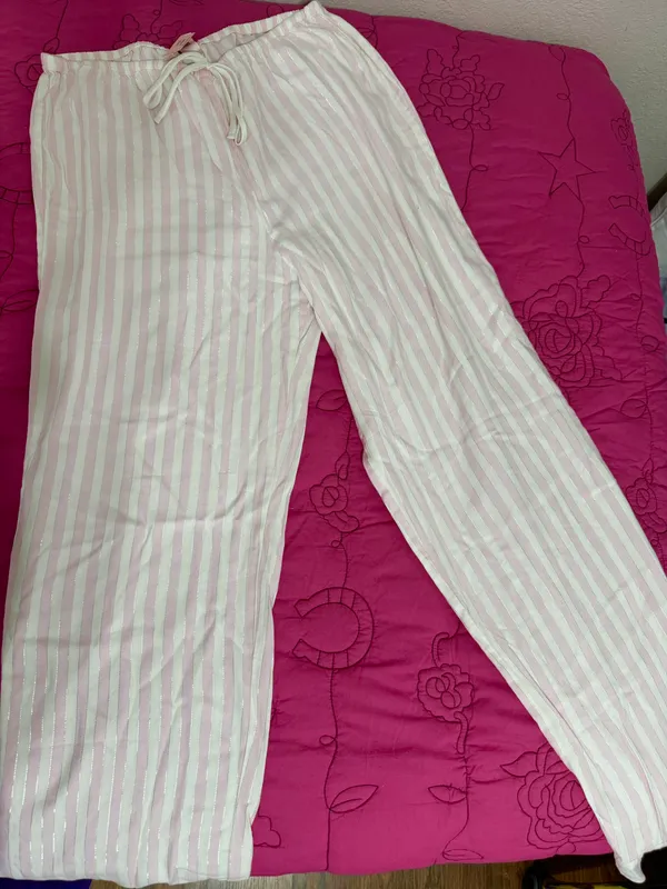 Pink Stripe Pajamas Set - Image 4