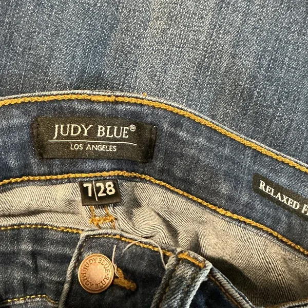 Judy Blue Dark Wash Skinny Jeans - Image 3
