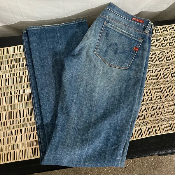 CITIZENS OF HUMANITY Jeans Kelly #001 Low‎ Rise Waist Bootcut Stretch Size 29 - Image 5