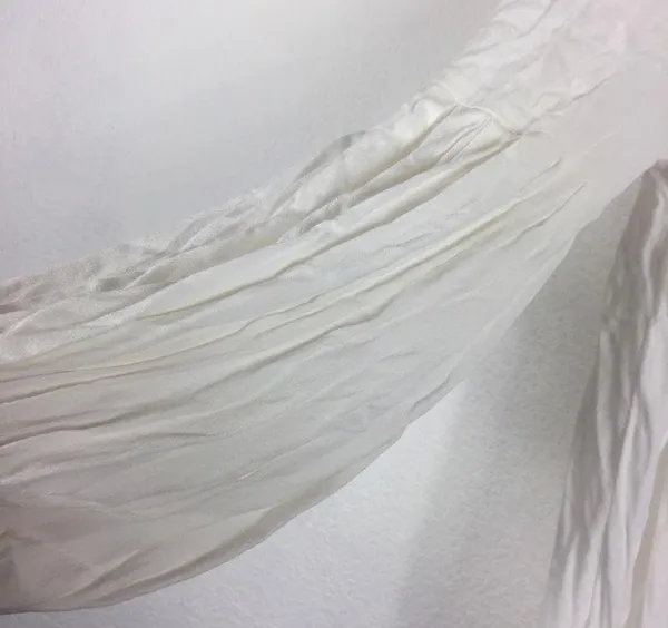 Free People Drift Away White Cold Shoulder Balloon Sleeves Tunic Dress Medium - Image 10