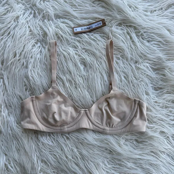 Skims Fits Everybody Unlined Demi Bra Sand Size 34A - Image 2