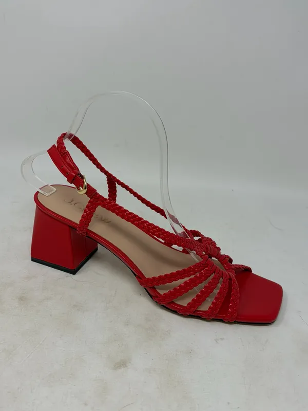 J. Crew Leather Layne Braided Sandals Size 8.5 - Image 2