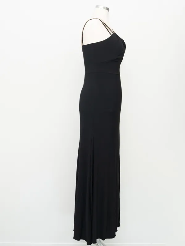XSCAPE - Asymmetric‎ Rhinestone Strap Gown - Image 6