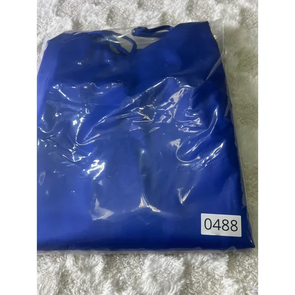 Shinestar Womens Satin Slip Dress Blue Midi Adjustable Straps Side Slit NWT S - Image 6