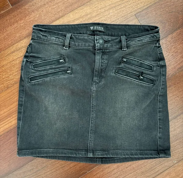 DENIM MINI SKIRT - Image 4