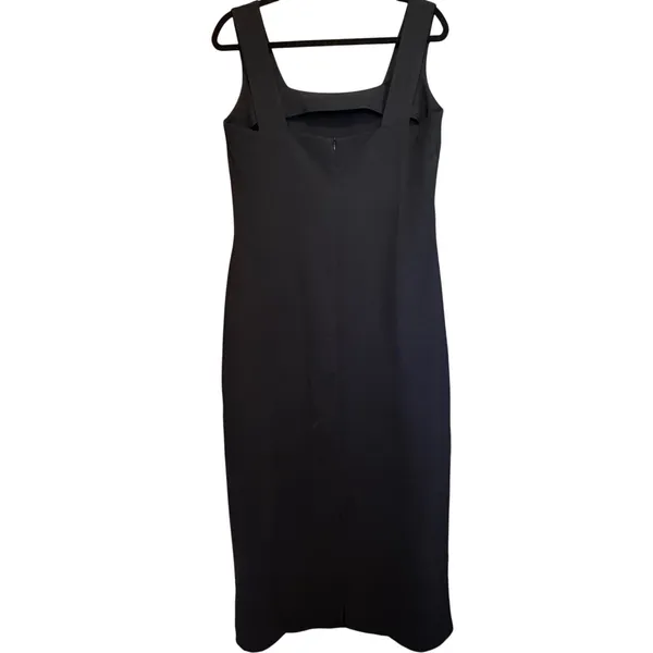 Cupshe Square Neck Maxi Dress‎ Medium Black Vacation Slip Clean Girl Resortwear - Image 2