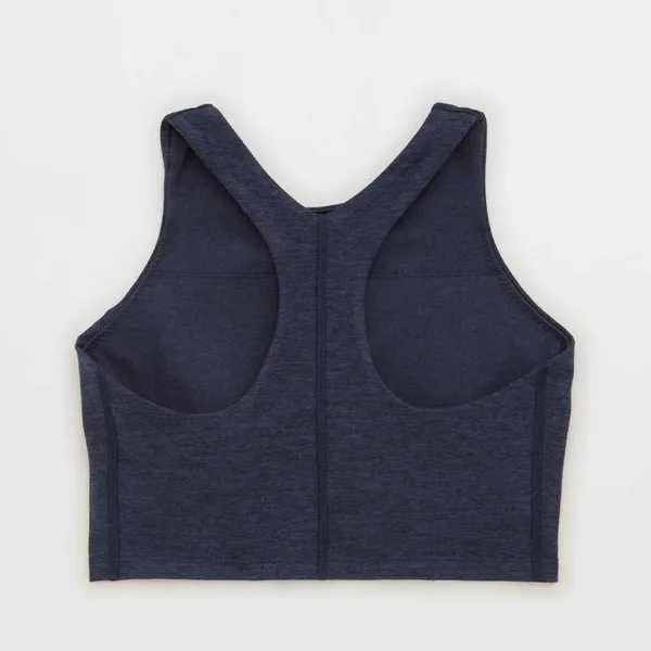 OFFLINE By Aerie The Hugger High Neck Longline Sports Bra in Night Sea Size M - Image 6