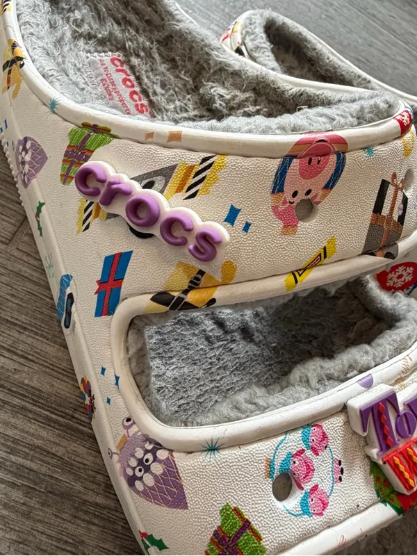 Crocs Disney Pixar Toy to the World Toy Story Slides Cozy Classic Adult W9 M7 - Image 6