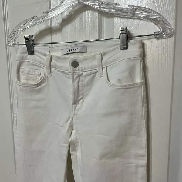 NWT J brand jeans womens‎ size 25 white blanc maria skinny mid rise denim - Image 4
