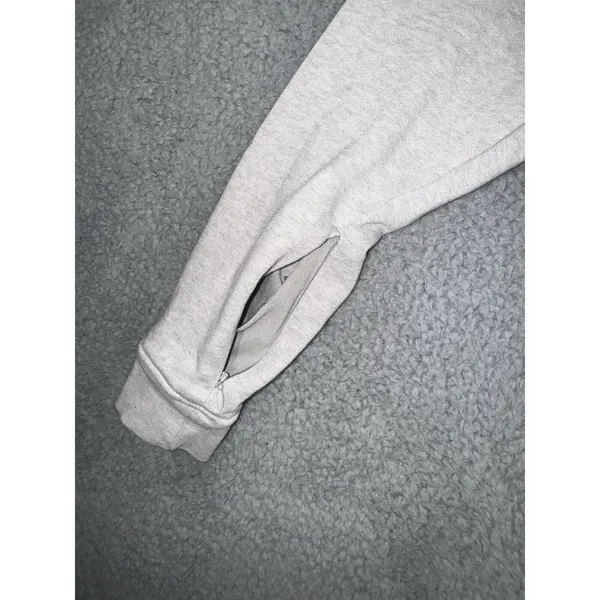 Nike Sweatshirt Women Small Swoosh Logo Tunic‎ Pullover Pocket Long Sleeve - Image 7