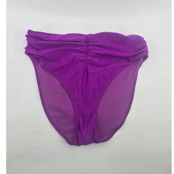 Good American Bikini Set Womens 4 Purple‎ Ruched High Waist Underwire Balconette - Image 2