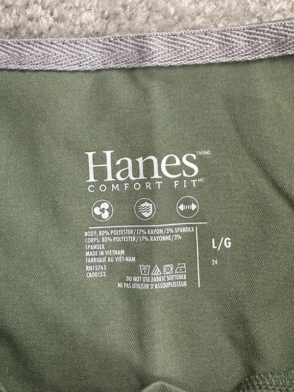 Green Hanes Scrub Top - Image 2
