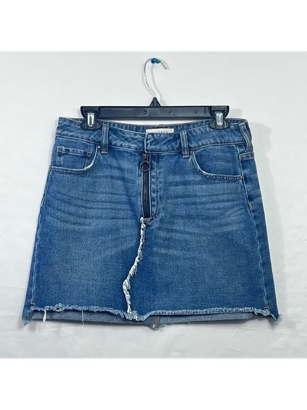 PacSun Denim Skirt Zip Size 28 - Image 2
