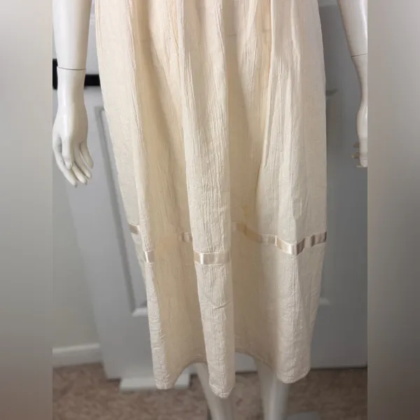 Unbranded Cream Crochet Dress - Image 11