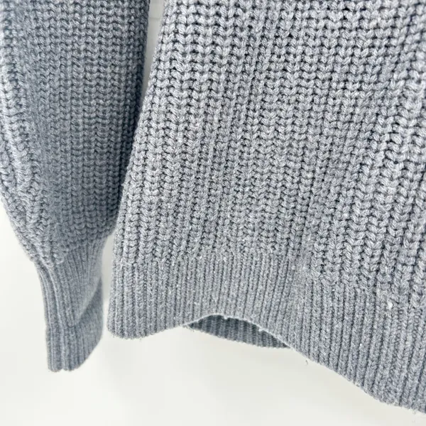 Aritzia Wilfred Oversized Chunky‎ Knit Merino Wool Storybook Cardigan Sweater M - Image 9