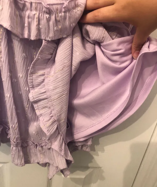 Peach Love NWOT Lavender Strapless Romper - Image 3