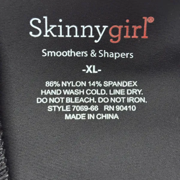 Skinnygirl Smoothers & Shapers Black Biker Shorts XL - Image 4