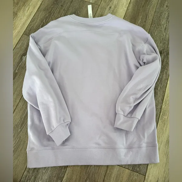 Lululemon Perfectly Oversized Logo Crew Purple - Image 5