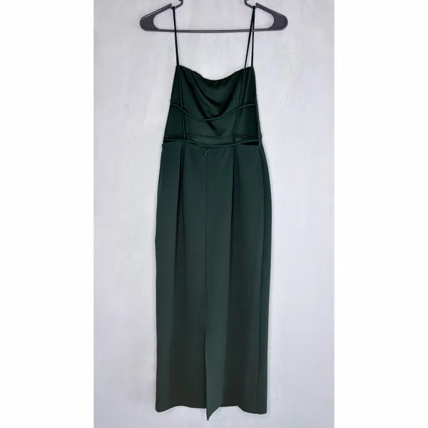Hello Molly Dark Green Can’t Afford Me Midi Dress NWT - Image 9