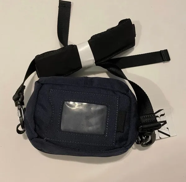Zara Blue Mini Nylon Messenger/Crossbody Bag - Image 4