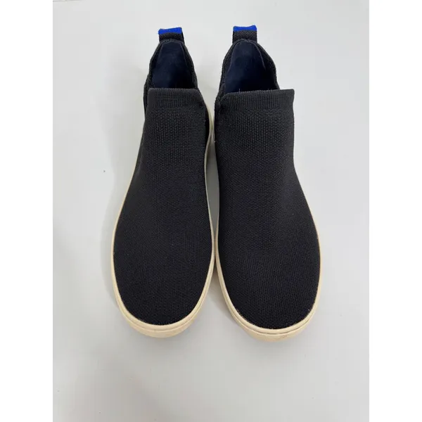 Rothys The Chelsea‎ Black Solid Knit Slip On Sneaker Bootie Womens 6.5 - Image 2