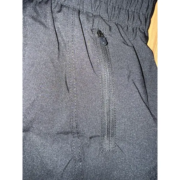 BMJL NEW Women's Sz M Medium High Waisted Athletic Shorts‎ Zipper Pocket Black - Image 2
