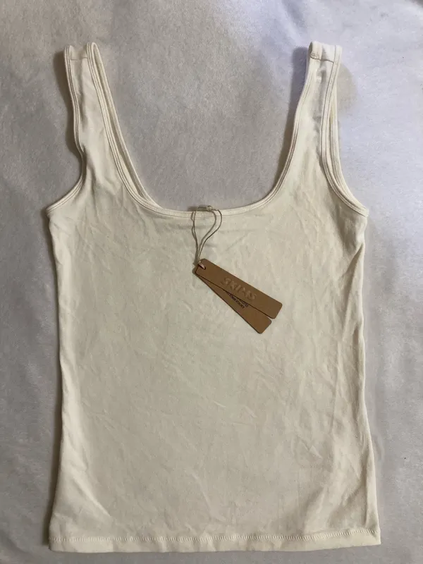 SKIMS Cotton Jersey Tank Top S - Image 2