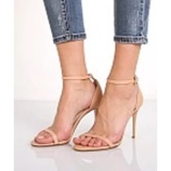 RAYE Blake Stiletto Nude Leather Stiletto heels Ankle Strap 4' size 7.5 - Image 13
