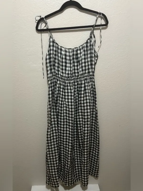 NWT DÔEN Leslie Dress — Marilyn Gingham — Size Large Cottagecore Feminine - Image 5