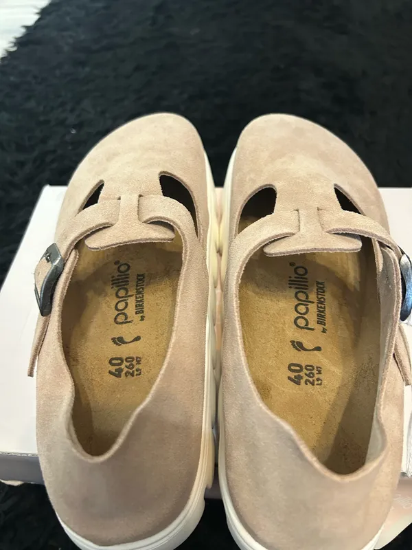 PAPILLIO by Birkenstock Mary Jane leather platform shoes women’s eur 40 new - Image 3