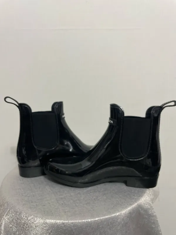 Nautica Black Rain Boots Size 7 – Chelsea Style)B16) - Image 6