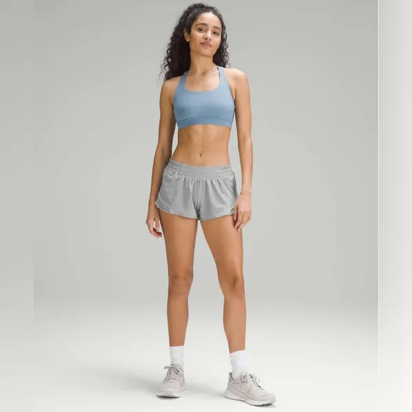 Lululemon Hotty Hot Low-Rise Lined Shorts 2.5” in Rhino Grey Size 10 - Image 2