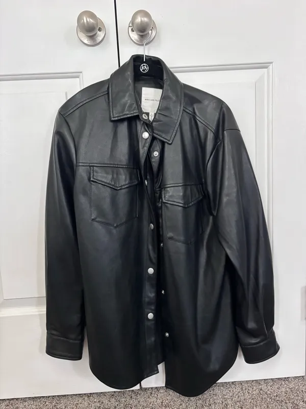 Avec Les Filles Oversized black leader jacket - Image 5