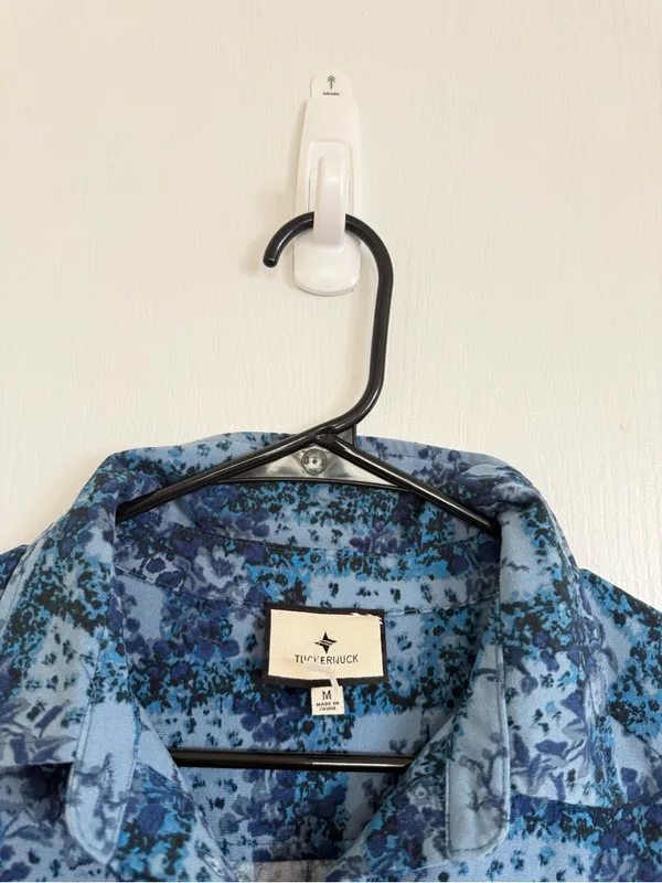 Tuckernuck Callahan Shirt Dress in Trellis Vine Crepe - Image 2