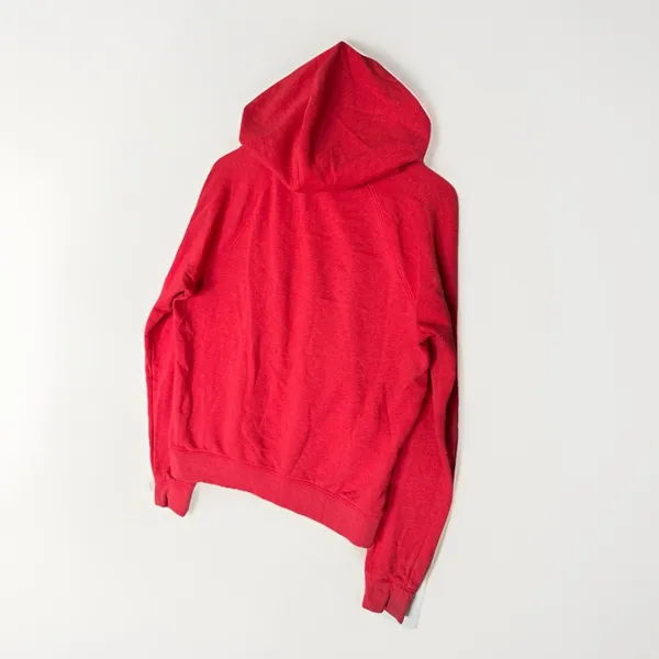 PINK Victoria’s Secret Red Hoodie Women’s Large Spellout Logo Pullover - Image 5
