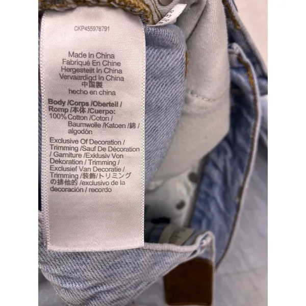 Madewell The Perfect Vintage Jean‎ Women 26 Blue High Rise Straight Leg Denim - Image 4