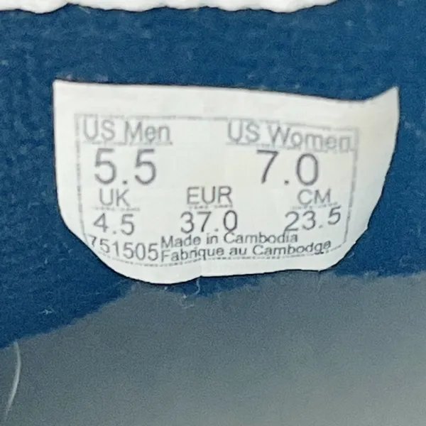 Vans Old Skool Sk8-Hi Canvas Suede High Skate Sneakers Shoes Blue Grey Women 7 - Image 13