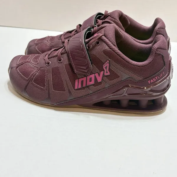 Inov-8 Fastlift 360 W8 M6.5 Purple Weightlifting Shoes Squat Gym Training - Image 7