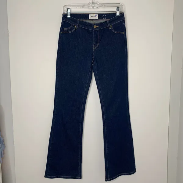 Rollas Dallas Low Bootcut Slim Boot Womens Size 25 Blue - Image 3