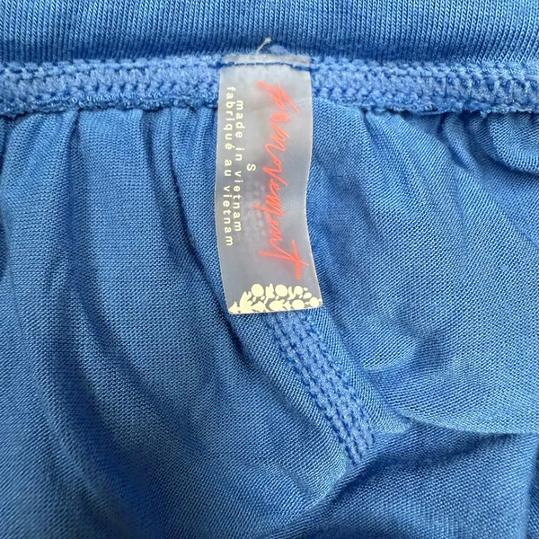 Free People Movement Women Size Small Blue Dreamwork‎ shorts Elastic drawstring - Image 5