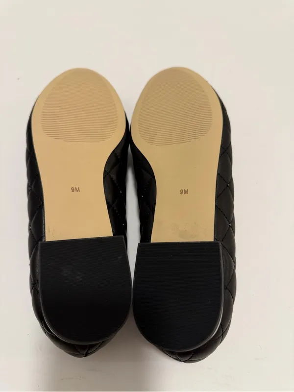 TALBOTS Ryan Stud Quilted Loafer Black Size 9 - Image 6