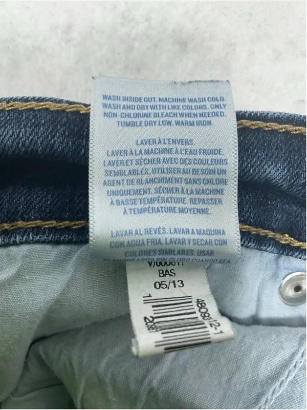 Women’s Old Navy Bootcut Blue Denim Jeans Size 6 Short 5-Pocket Solid - Image 6