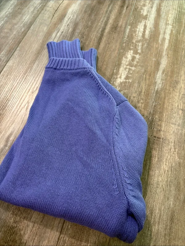 Aritzia Wilfred Cotton Sweater Purple - Image 8