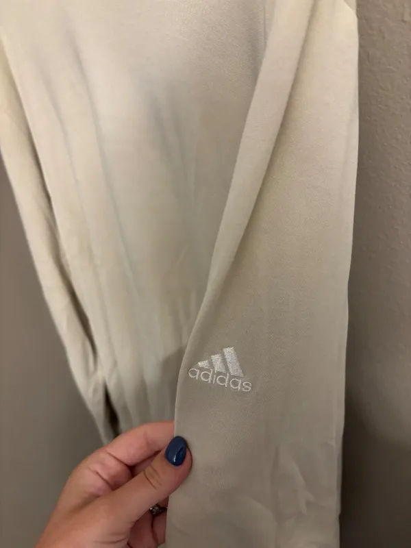 Vintage Adidas Long Sleeve V Neck Shirt - Image 5