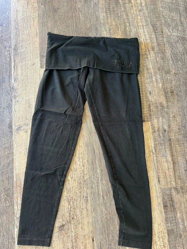 Victoria's Secret PINK Fold Over Leggings - Image 2
