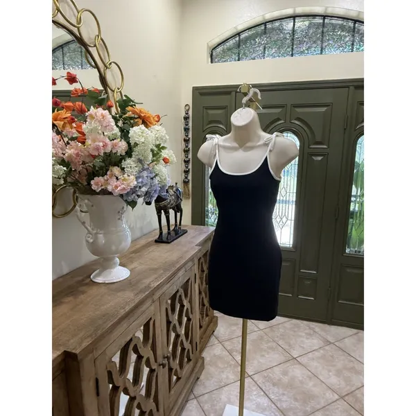 NWT Forever 21 Black Mini Dress – Size Medium (M) - Image 2