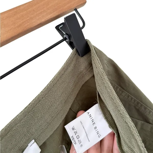 Anine Bing NEW Cargo Trouser Olive Green - Image 10